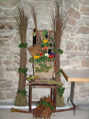 Dekoration im Eingangsbereich