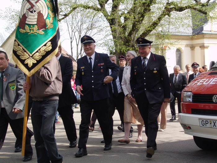 OB von Schw�bisch Gm�nd mit seinen Komandanten