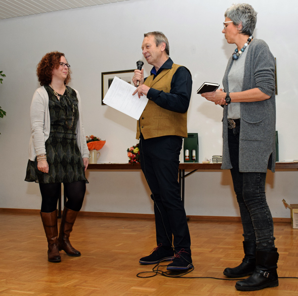 Bescherung f�r Michaela Lenz